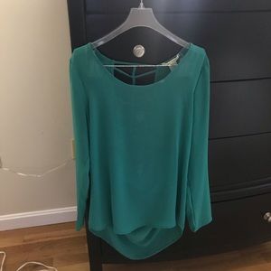 Green blouse